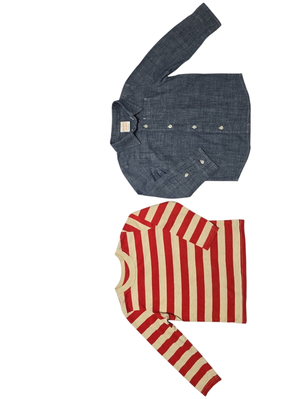 Bundle Lot Toddler Boys long Sleeve Shirts Size 2T - Picture 9 of 10